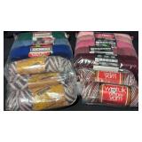 Yarn Assortment 15 Skeins Red Heart Wintuk