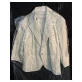 Yves Cossette Depeche Mode Stripped Blazer Sz 22W