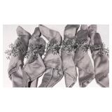 Snowflake Napkin Rings w Napkins 6