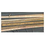 Vintage Advertising Yardsticks Peschke Lennox More