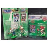 NFL Starting Lineup Marino Griese Montana Figures