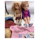 2 BFC Ink 18in Dolls Kaitlin & Addison
