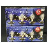 Candlestick Path Lights Antique Look  #4483