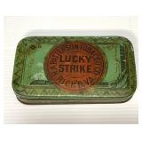 Antique R.A. Patterson Lucky Strike Pocket Tin