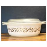 Pyrex Empire Scroll 1.5 Quart Casserole Dish