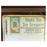 Super Q Fertilizer Farm Advertising Metal Sign