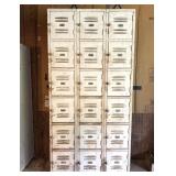Industrial Metal Locker Bank 6 ft. Tall