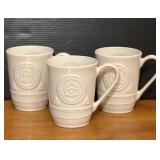 Belleek Celtic Porcelain Mug Trio