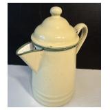 Vintage Enamelware Coffee Pot