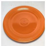 Fiestaware Radioactive Red Vintage Chop Plate
