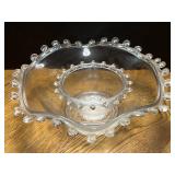 Heisey Lariat Console & Nougat Bowls