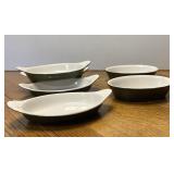 Hall China Oval Au Gratin Dishes