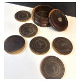 Rustic Wood Slice Coaster Set