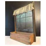Folk Art Kraft Pimento Box Window Display