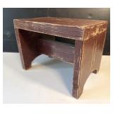 Primitive Wood Step Stool