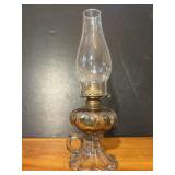 Victorian EAPG Kerosene Oil Finger Lamp