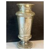Victorian Mercury Glass Antique Vase