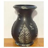 Haeger Pottery Embossed Leaf Pottery Vase