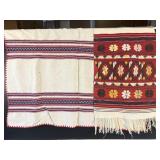 Flat Weave Folk Table Runner & Eastern Style