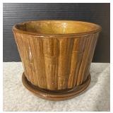 McCoy Pottery Bamboo Planter Pot