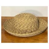 Vintage Helen Kaminski Australia Raffia Sun Hat