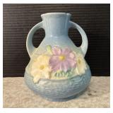 Roseville Pottery Blue Cosmos Small Vase