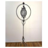 Wrought Iron Bird Cage Stand 6 ft. Vintage