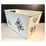 Butterfly Metal Storage Bin