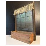 Folk Art Kraft Pimento Box Window Display