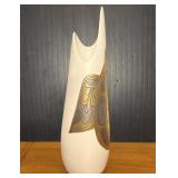 Sascha Brastoff Alaska Totem Hand-Painted MCM Vase
