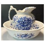 Dunn Bennett & Co. Arcadia Blue Flow Pitcher