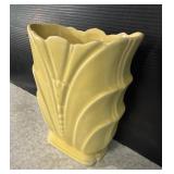 Vintage Art Deco Yellow Flower Vase