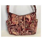 Vera Bradley Piccadilly Plum Quilted Shoulder Bag