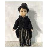 1940's Celluloid Groom Tuxedo Crochet Doll