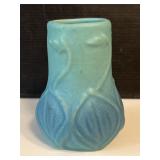 Van Briggle Pottery Onion Bulb Ming Blue Vase