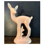 Shawnee Rumrill Art Pottery Deer Figure Pink
