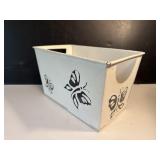 Butterfly Metal Storage Bin
