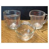 Pyrex & Anchor Hocking Glass Measuring Cups