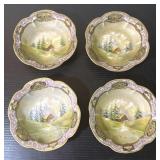Antique Morimura Japan Small Nappy Bowl Set