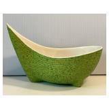 Shawnee Pottery MCM Atomic Boat Footed Bowl