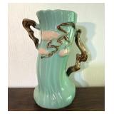 Roseville Pottery Ming Tree Branch Handle Vase