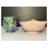 Roseville & Weller Pottery Damaged Pair