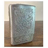Vintage Metal Cigarette Case Park Aluminum