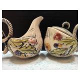 Hull Pottery Blossom Flite T15 T16 Sugar Creamer