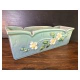 Roseville Pottery White Rose Window Box Planter
