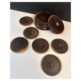 Rustic Wood Slice Coaster Set
