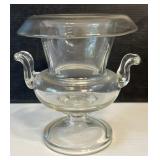 Steuben Style Unsigned Glass Cigarette Urn
