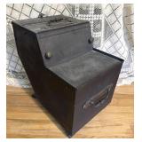Vintage Coal Scuttle Fireplace Stove Box