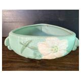 Weller Pottery Wild Rose Triangle Art Planter