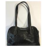 Whiting & Davis Enameled Metal Mesh Shoulder Bag